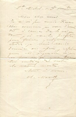 Lot 933 - MONET CLAUDE: (1840-1926)