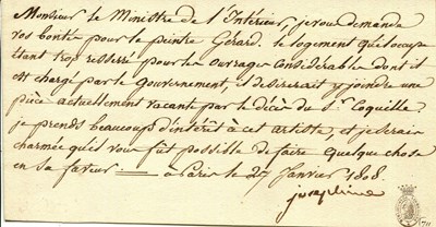 Lot 1538 - DE BEAUHARNAIS JOSEPHINE: (1763-1814)