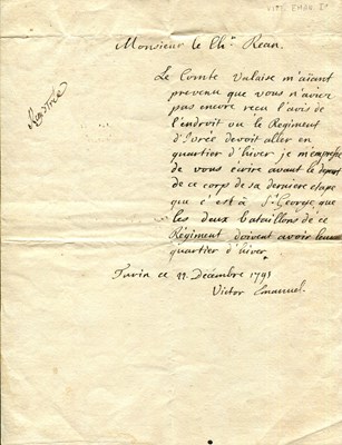 Lot 1577 - VICTOR EMMANUEL I: (1759-1824)