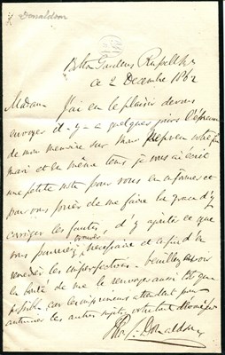 Lot 1696 - DONALDSON STUART: (1812-1867)