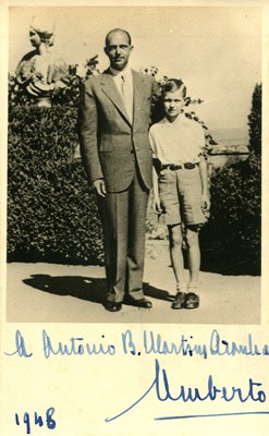 Lot 1580 - UMBERTO II: (1904-1983)