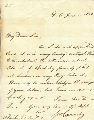 Lot 1678 - CANNING GEORGE: (1770-1827)