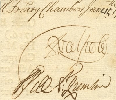 Lot 1668 - WALPOLE ROBERT: (1676-1745)