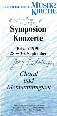 Lot 1254 - BENEDICT XVI: (1927-2022)