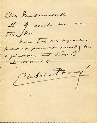 Lot 554 - FAURE GABRIEL: (1845-1924)