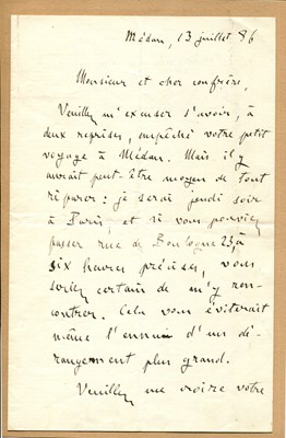 Lot 1077 - ZOLA EMILE: (1840-1902)