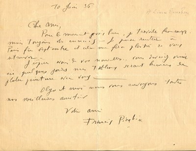 Lot 967 - PICABIA FRANCIS: (1879-1953)