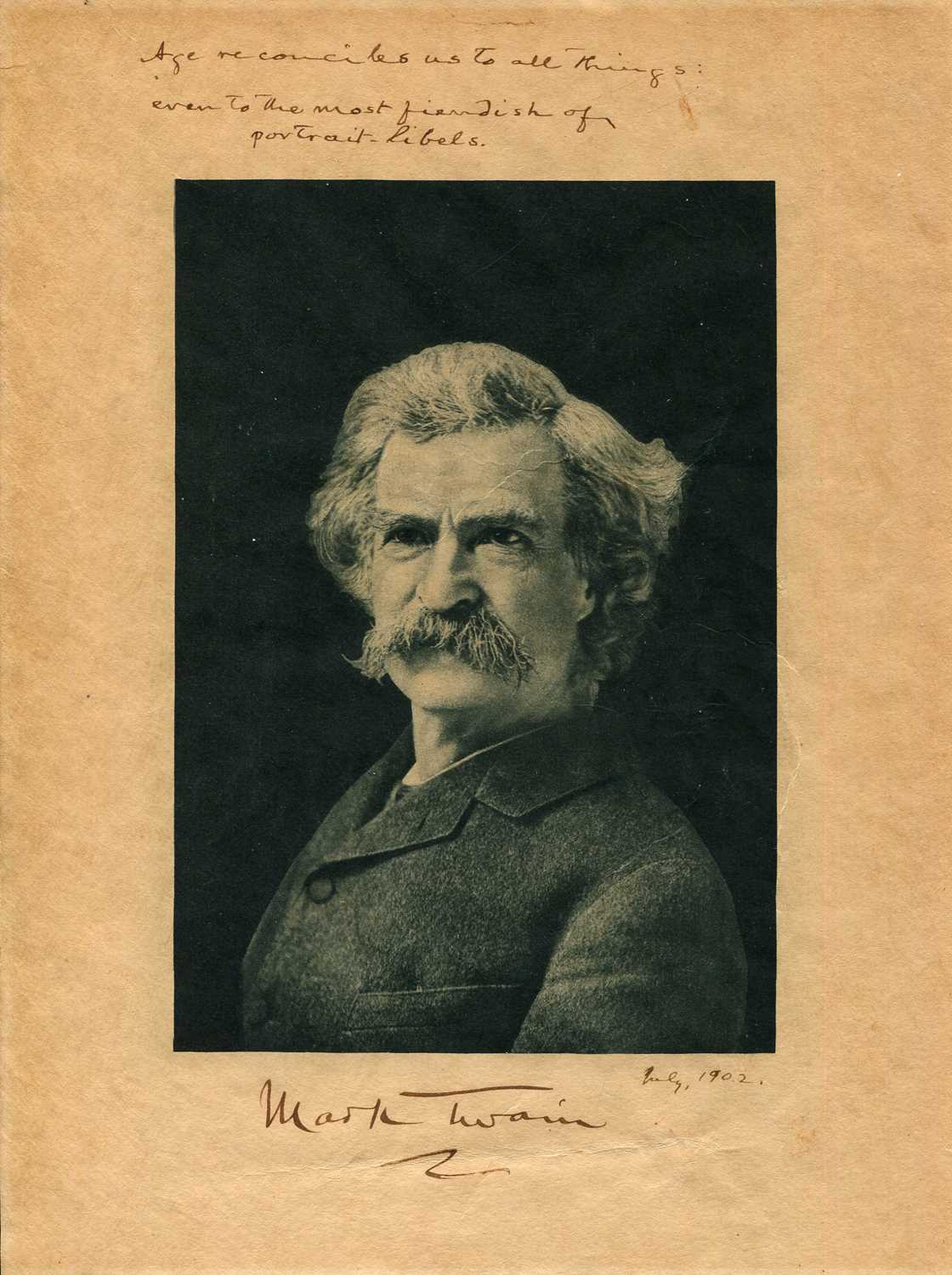 Lot 1130 - TWAIN MARK: (1835-1910)