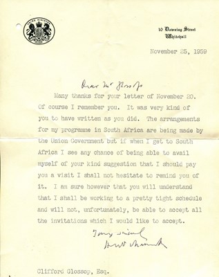 Lot 1684 - MACMILLAN HAROLD: (1894-1986)