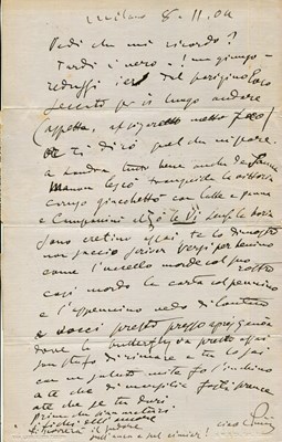 Lot 569 - PUCCINI GIACOMO: (1858-1924)