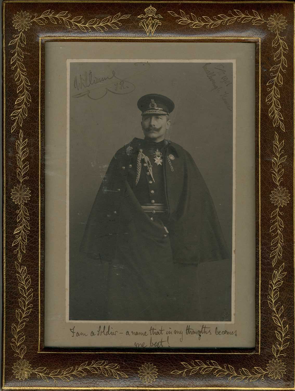 Lot 1593 - WILHELM II: (1859-1941)
