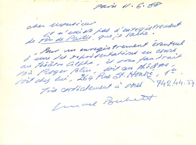 Lot 1179 - BECKETT SAMUEL: (1906-1989) (x2)