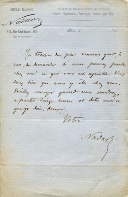 Lot 1038 - NADAR: (1820-1910) (x5)