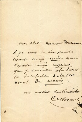 Lot 1366 - CHEVREUL MICHEL EUGENE: (1786-1889)