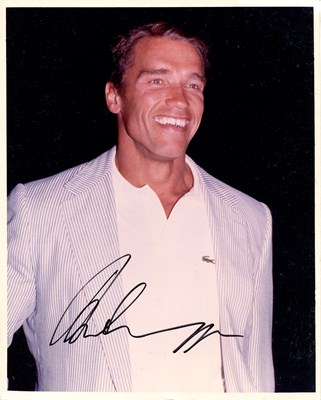 Lot 185 - SCHWARZZENEGGER ARNOLD: (1947- )