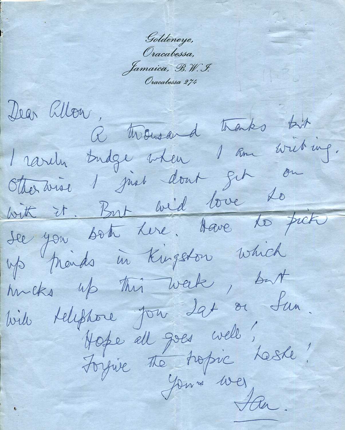 Lot 1136 - FLEMING IAN: (1908-1964)