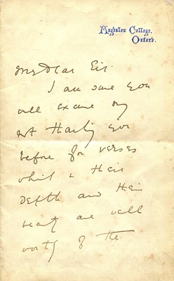 Lot 1108 - WILDE OSCAR: (1854-1900)