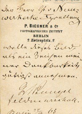 Lot 1422 - WRANGEL FRIEDRICH GRAF VON: (1784-1877)