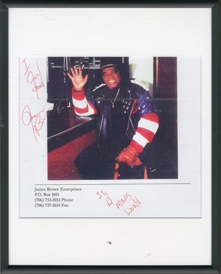 Lot 489 - BROWN JAMES: (1933-2006)