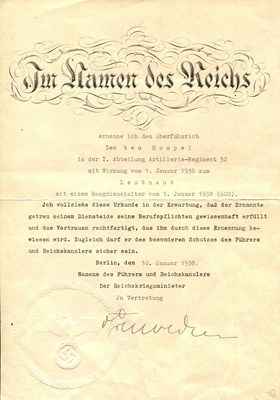 Lot 1487 - SCHWEDLER VIKTOR VON: (1885-1954)