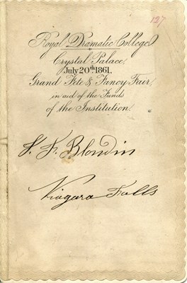 Lot 1304 - BLONDIN CHARLES: (1824-1897)