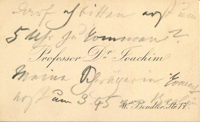 Lot 1341 - JOACHIM JOSEPH: (1831-1907)