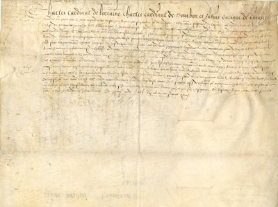 Lot 1552 - CHARLES X: (1523-1590)