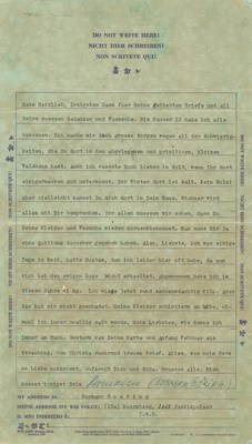 Lot 1497 - GORING HERMANN: (1893-1946)