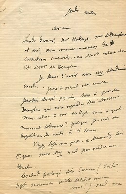 Lot 370 - FLAUBERT GUSTAVE: (1821-1880)