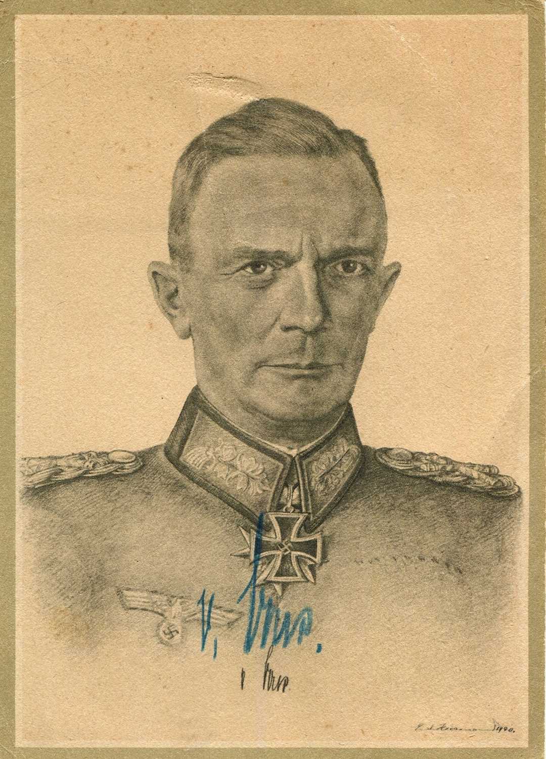 Lot 582 - BOCK FEDOR VON: (1880-1945)